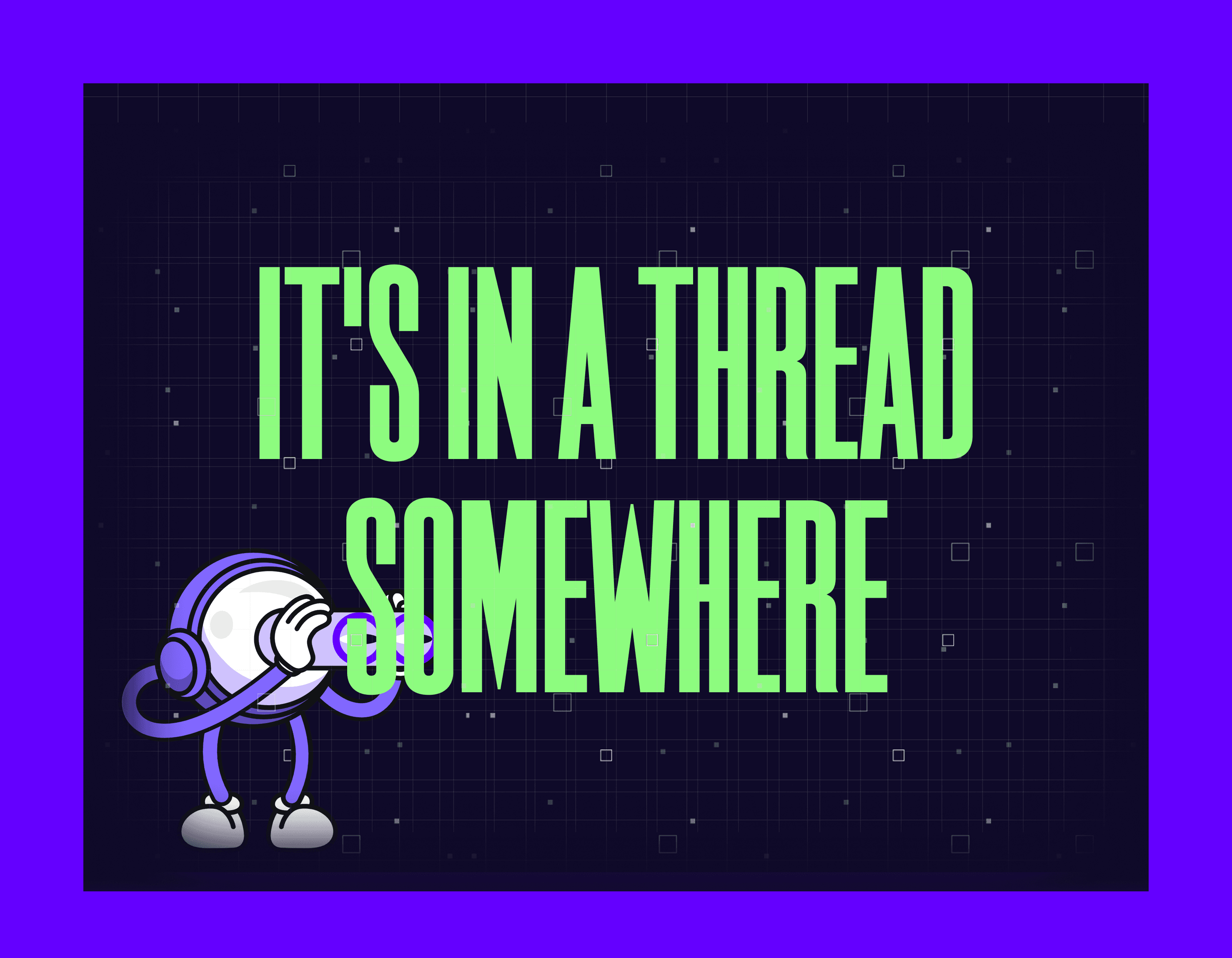 its in a thread somewhere