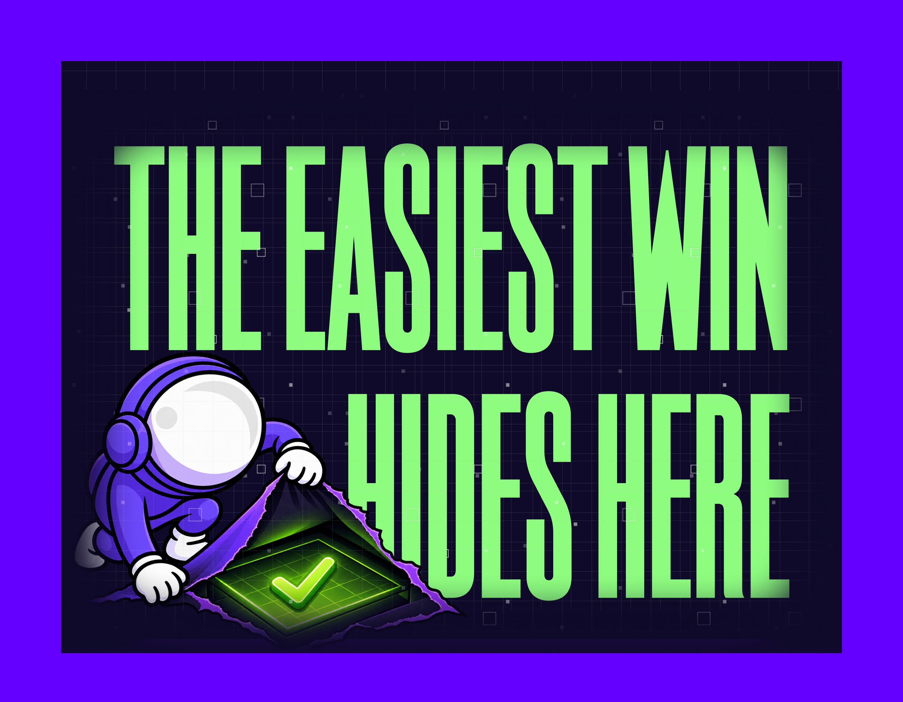 the easiest win hides here mygom article