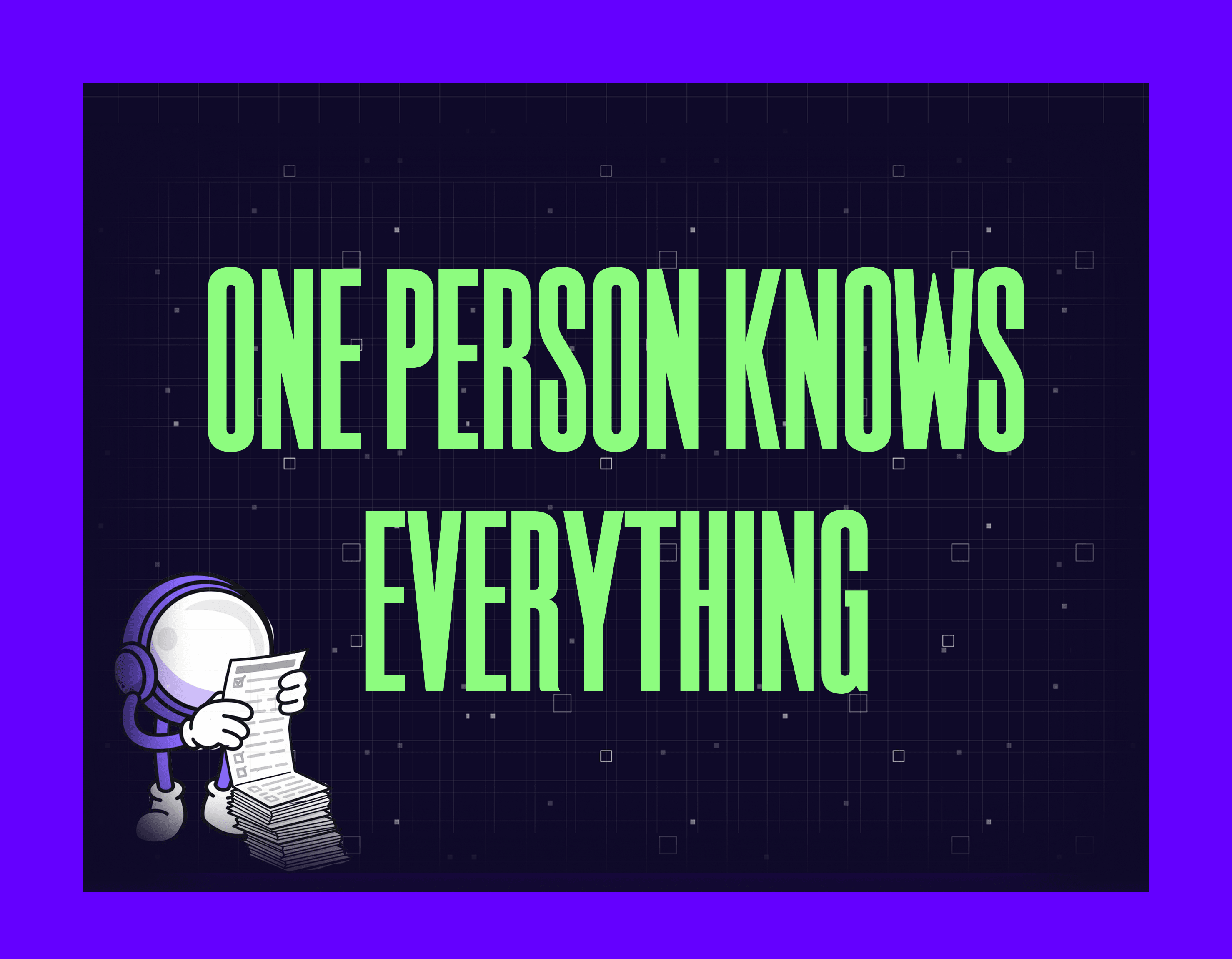 One Person Knows Everything Mygom Guide