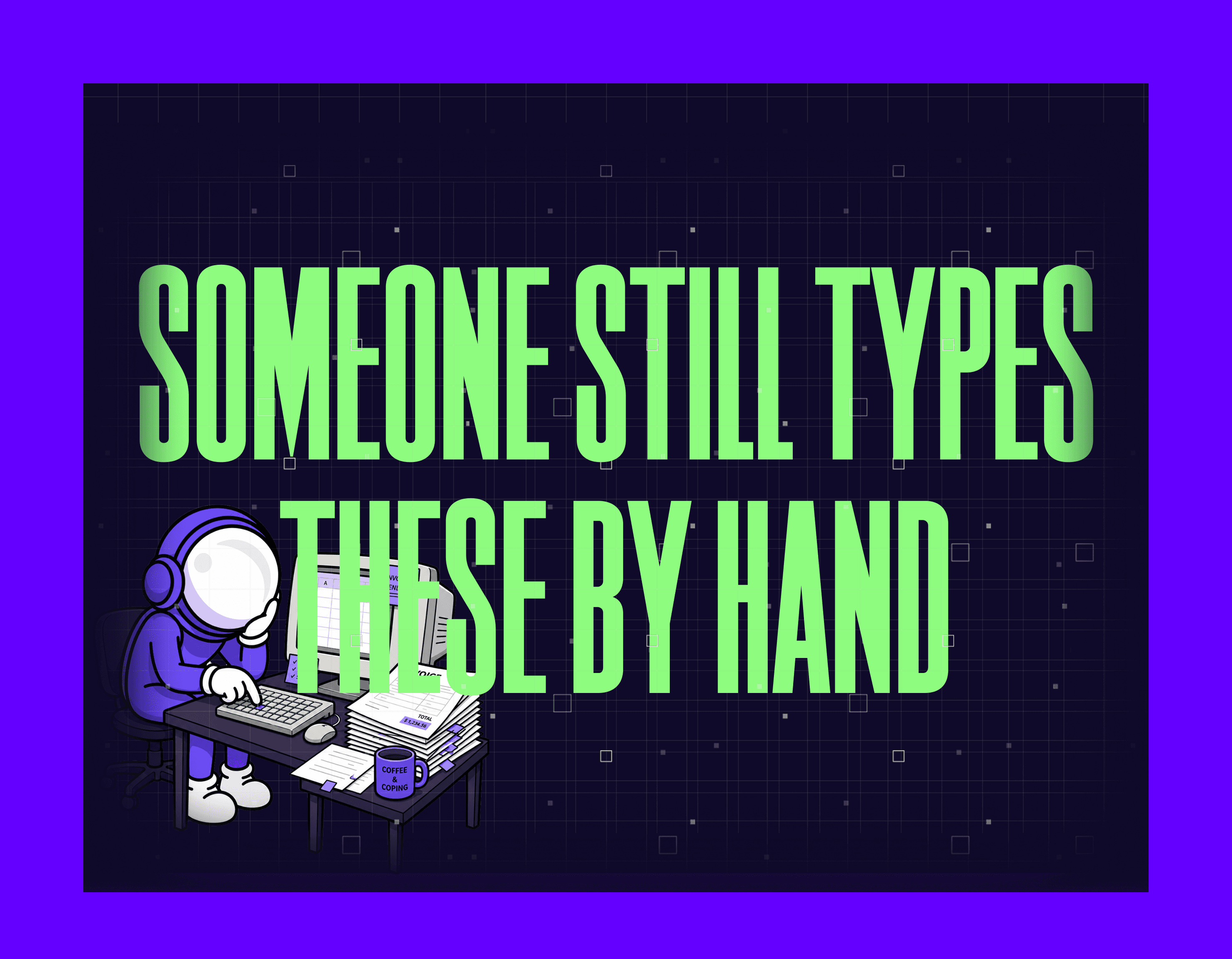 SOMEONE STILL TYPES THESE BY HAND Mygom tech article