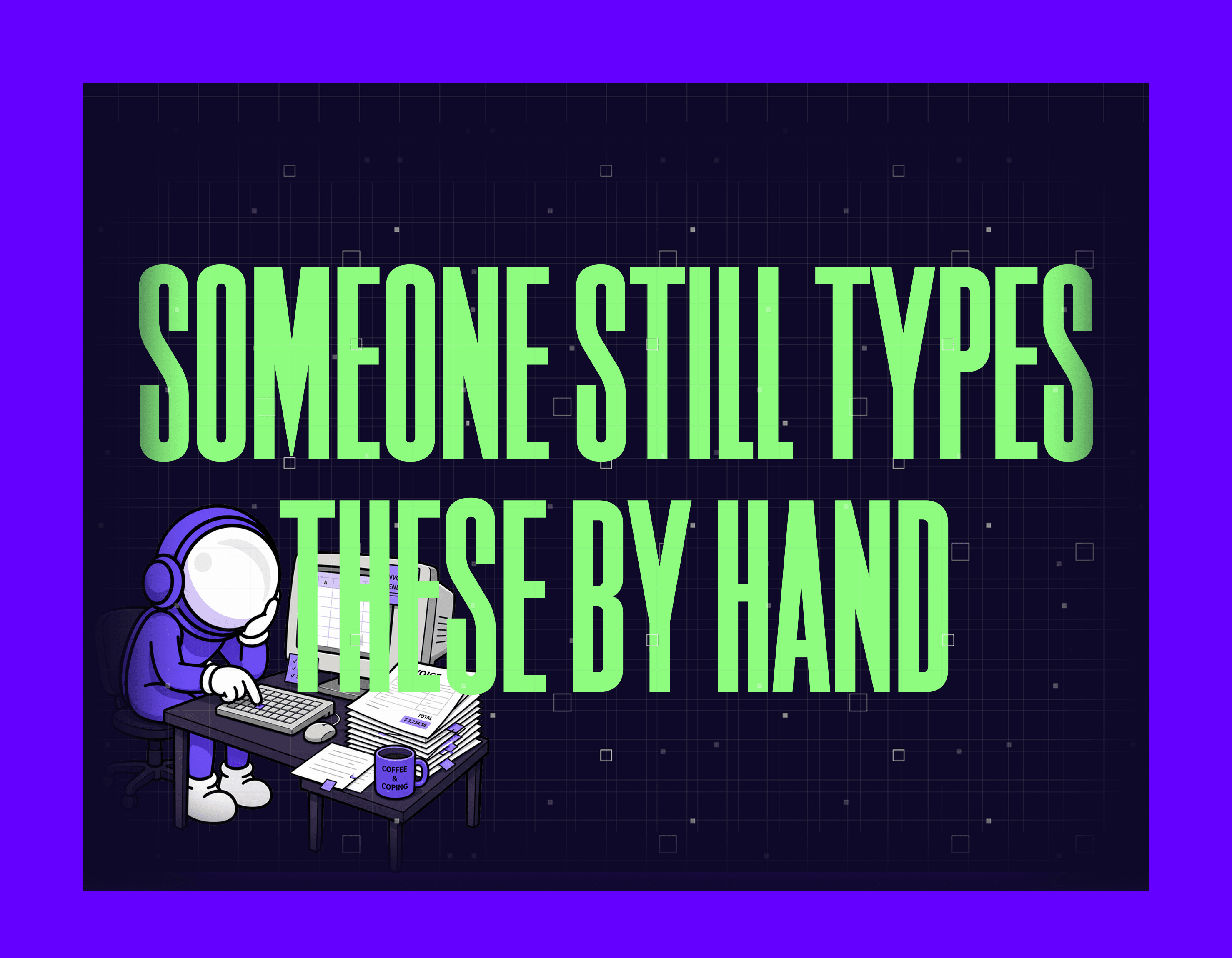 SOMEONE STILL TYPES THESE BY HAND Mygom tech article