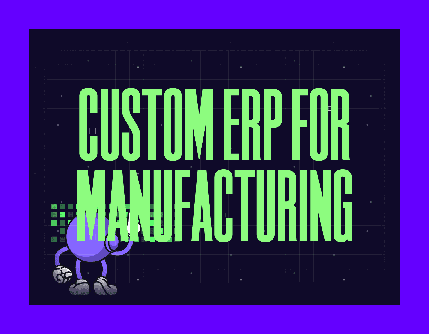 custom erp for manufacturing