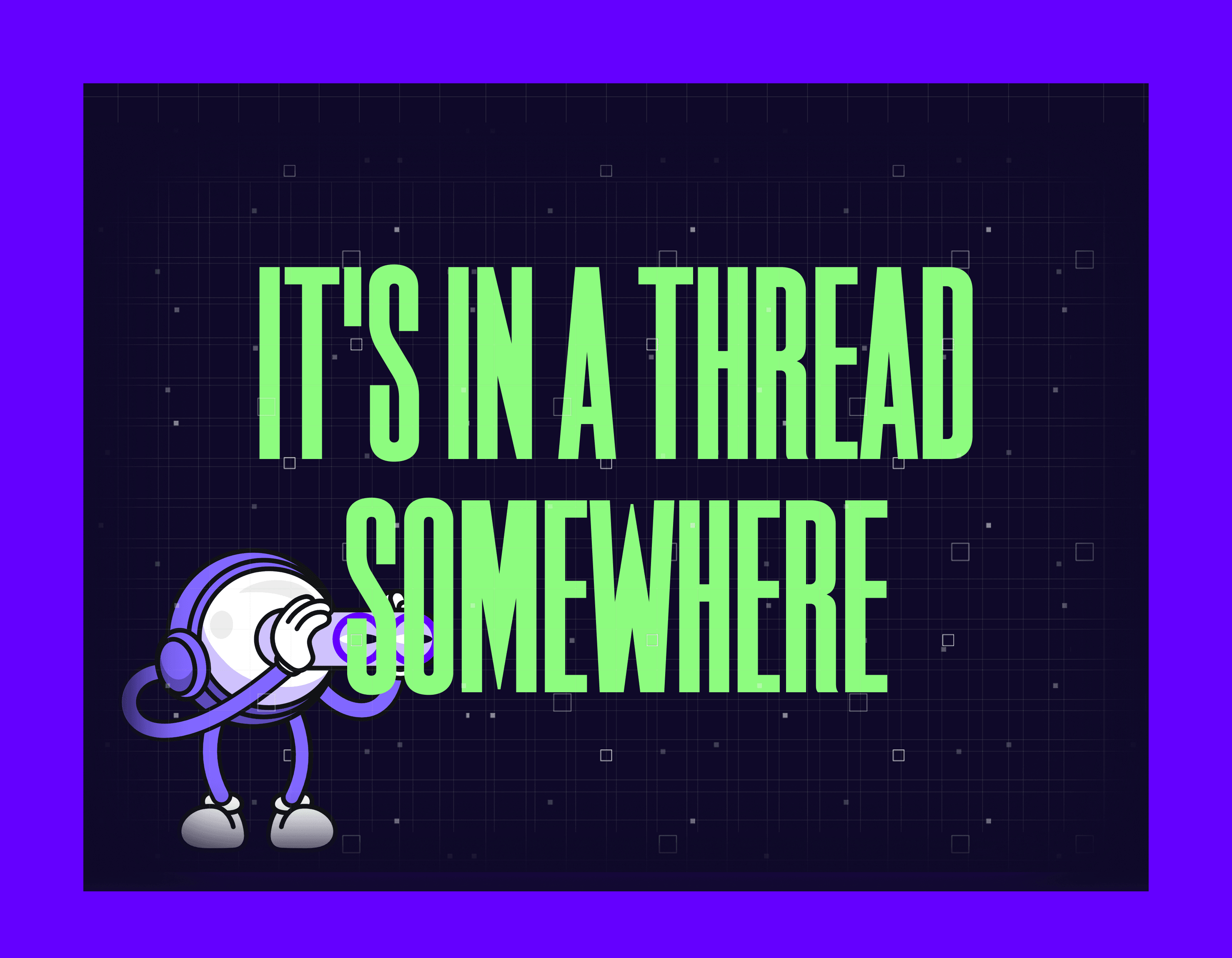 its in a thread somewhere